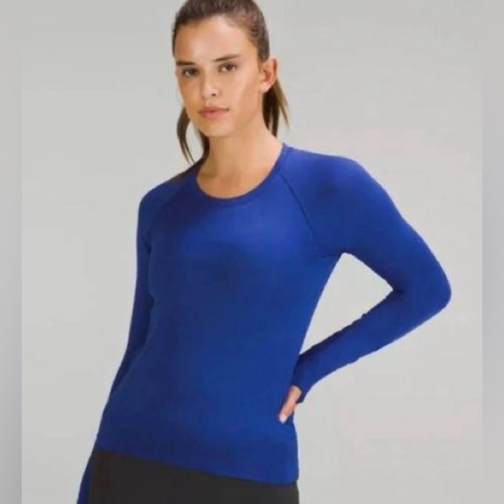 Lululemon Swiftly Long/Sleeve // Limited Color:: Psychic Blue // Size 4